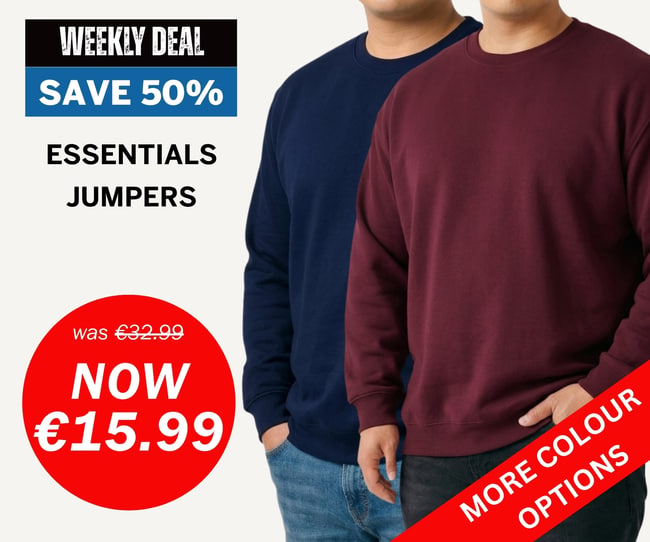 Essential Jumper now €15.99